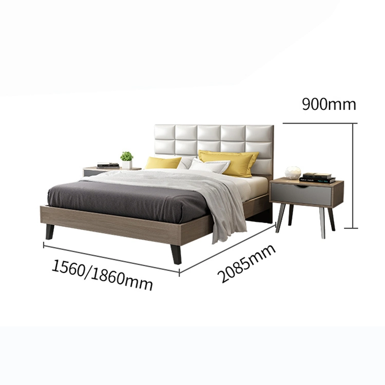 Multi-Functional Home Bedroom Furniture Set Lift up Adjustable Storage Beds Wooden MDF King Queen Size Wall Bed Home Furniture King Bed