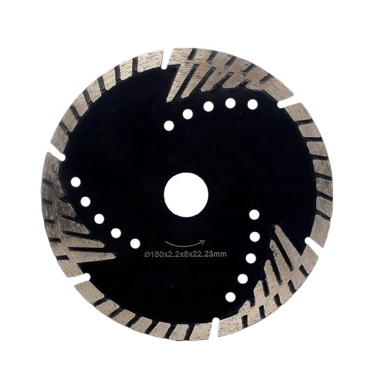 125mm Protective-Tooth Sintered Turbo Segment Diamond Saw Blade for Brick Cutting Tool