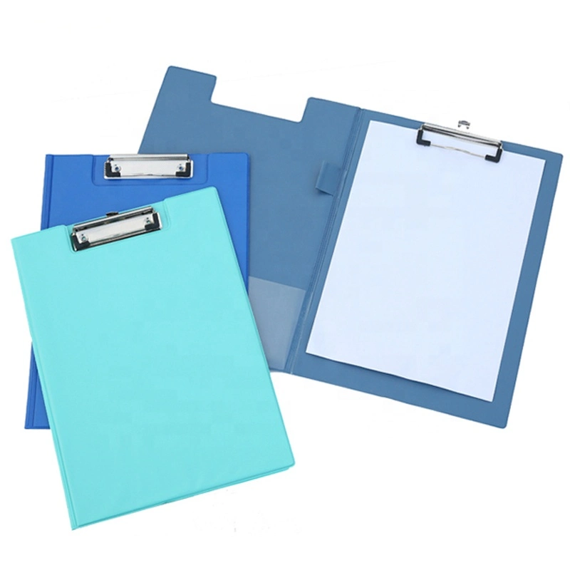 Customized A4 Size School PP PVC Plastic Folding Clipboard Writing Board -Gwc04