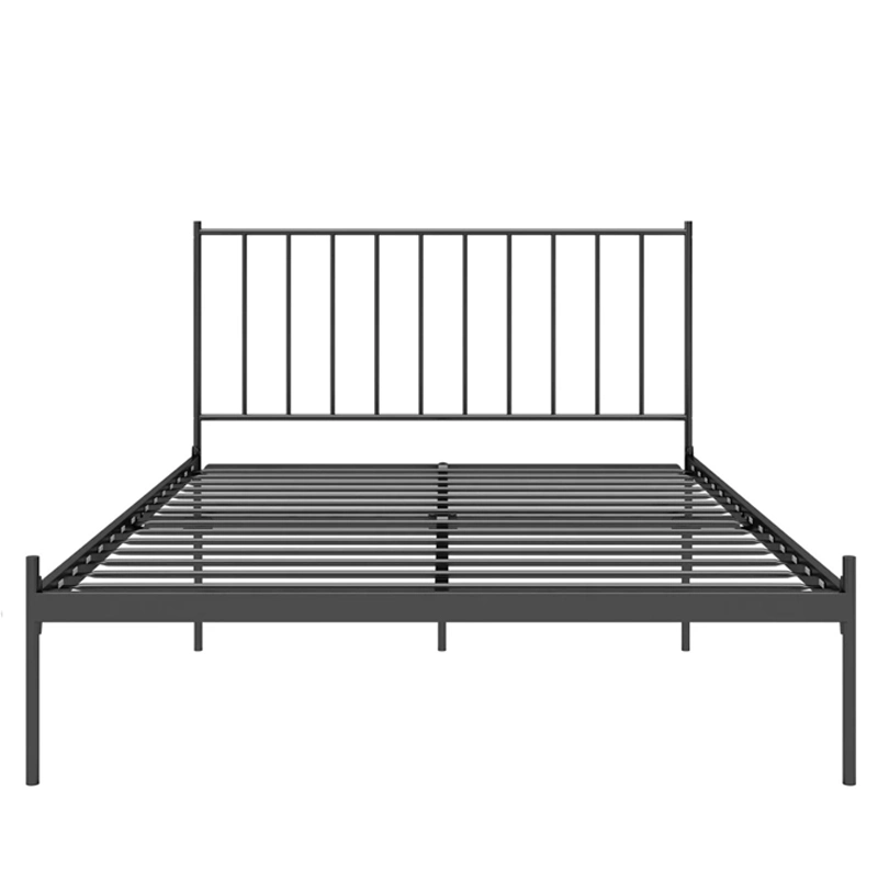 Simple Foldable Household Double Metal Bed