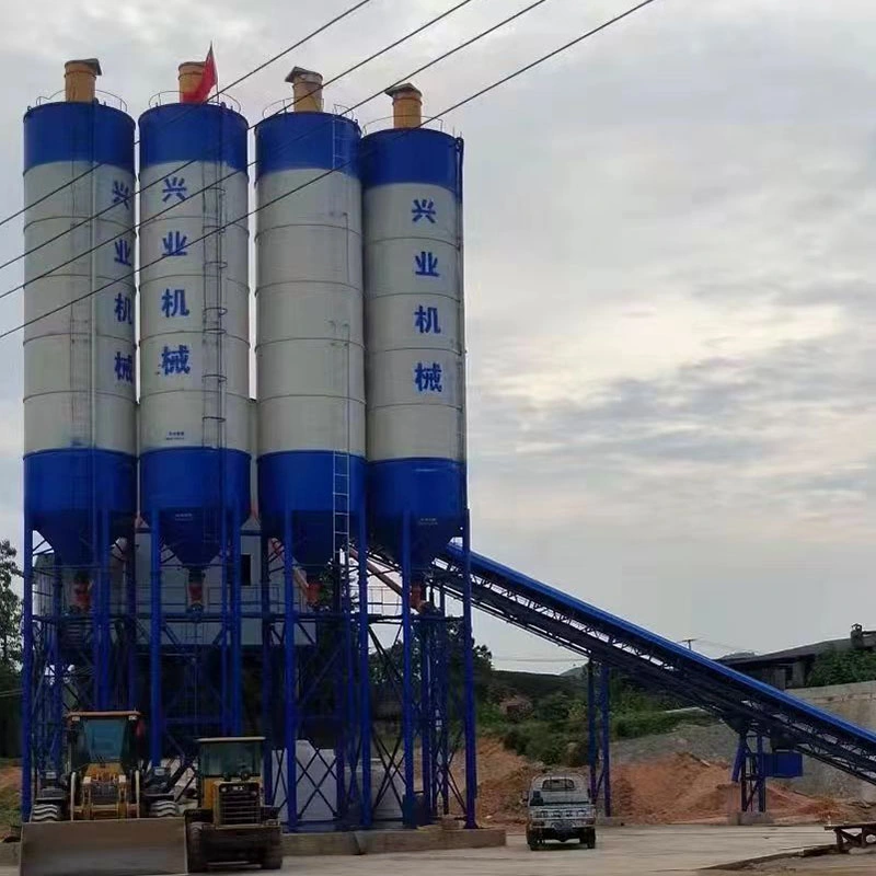 Cimento misturador agregado 180 M3/H concreto mistura fábrica preço Plantas de lote de concreto usadas