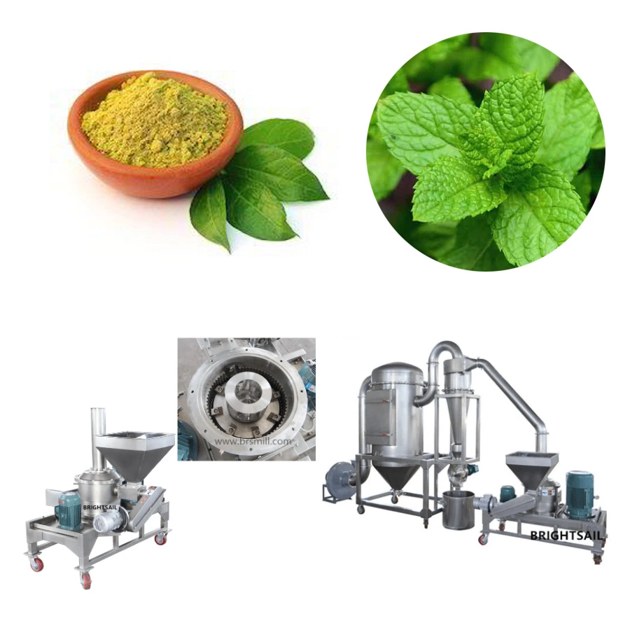 Ultra Fine Pulverizer Brightsail Industrial Tea Leaf Grinding Machine Herbal Powder Making Machine