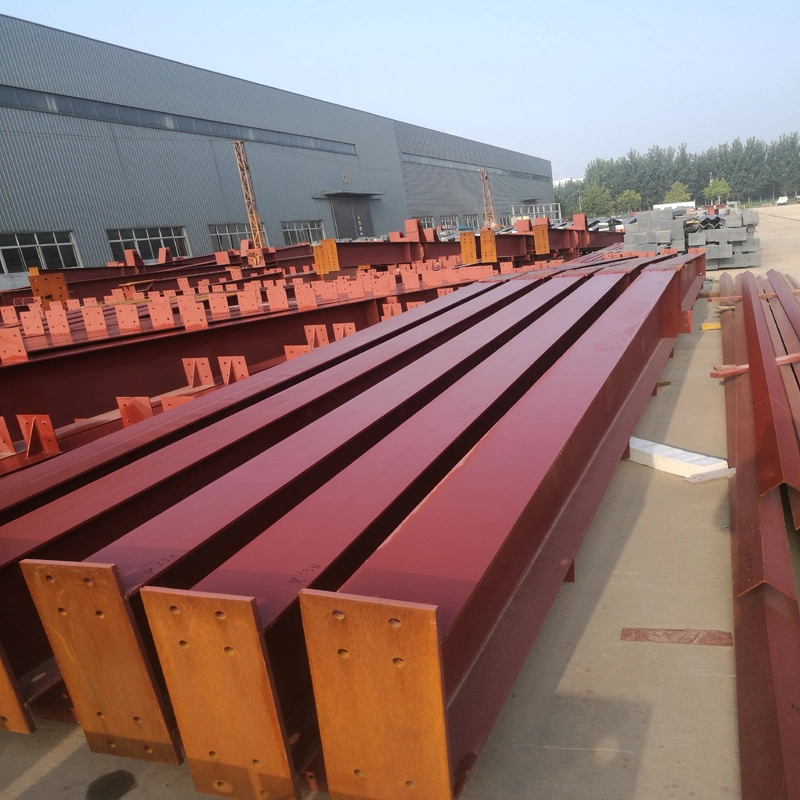 Prefabricated Steel Warehouse Workshop Clear Span Customize Prefab Steel Frame Apartment Building Contractor General Turnkey Construction Structure Beam