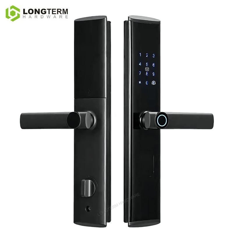 WiFi Tuya Code RFID Card Electronic Fingerprint Smart Door Lock