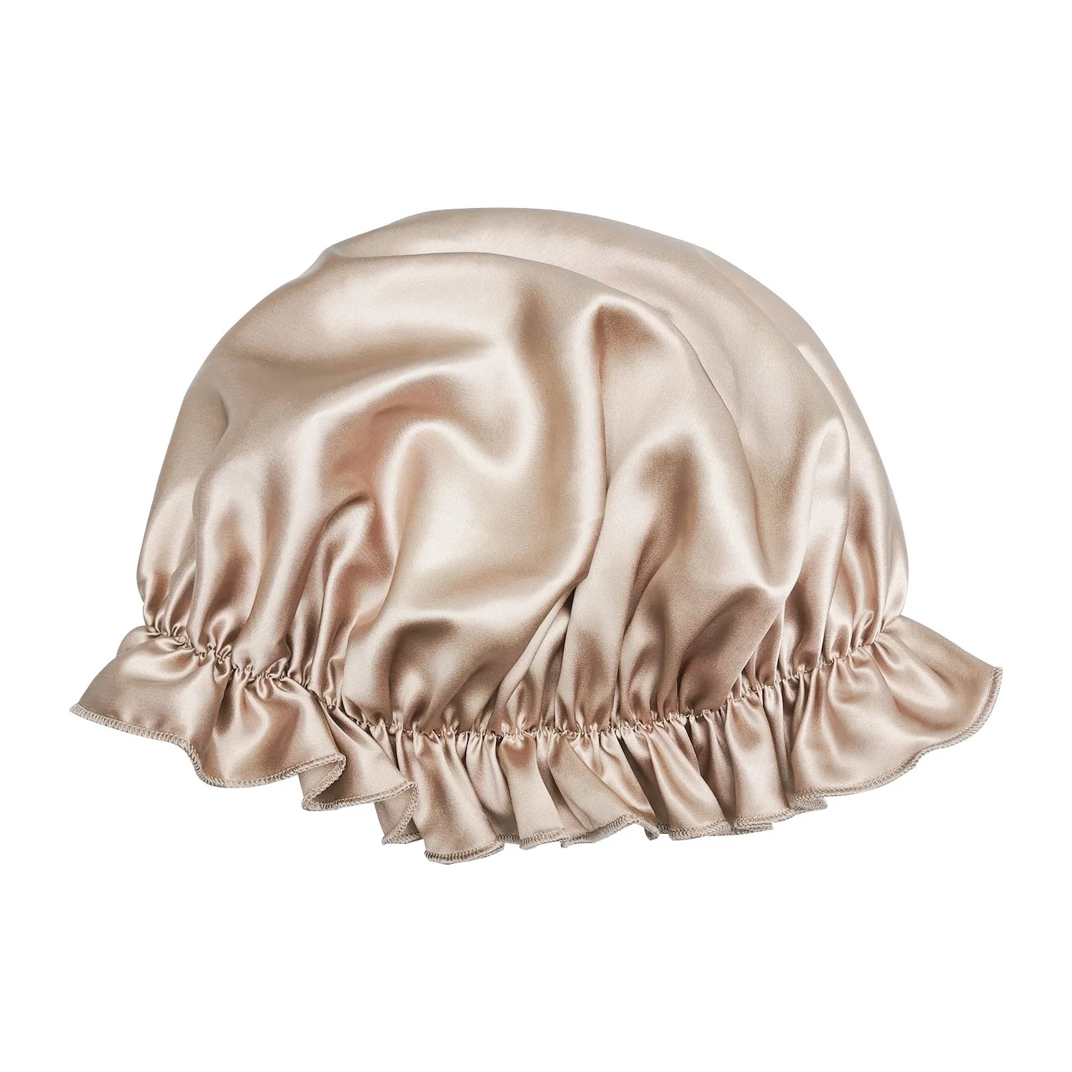 Kundenspezifischer Großhandel/Lieferant 19mm Haarmütze Seide Trockenkappe mit 100% Maulbeerseide