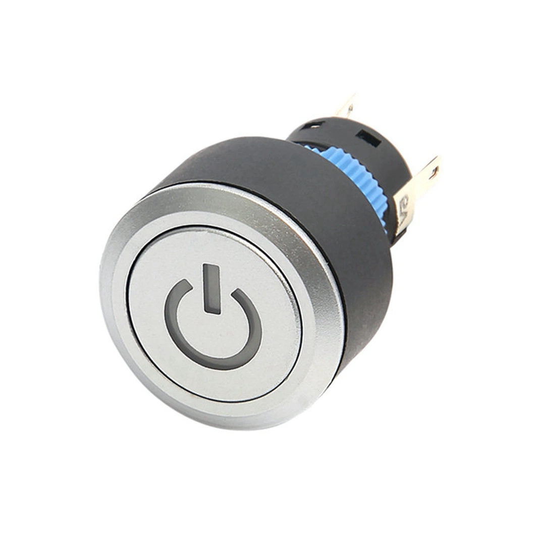 High quality/High cost performance  Waterproof LED Spdt 22mm Illuminated Latching Switch Power Switch Button