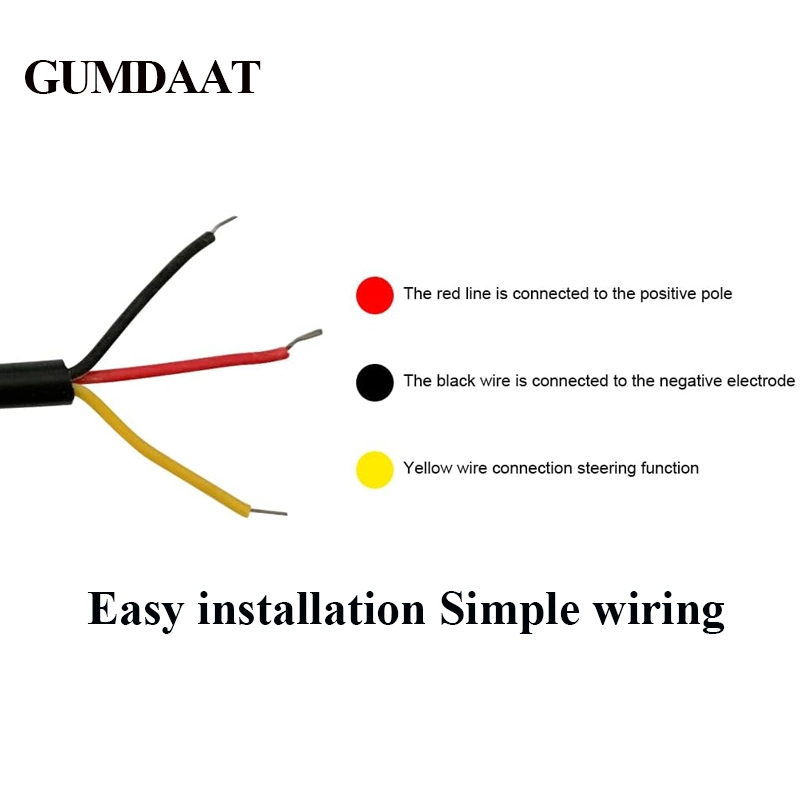 30cm 45cm 60cm zweifarbige LED-Tagfahrleuchte 12V flexibel Streifen-LED DRL rot gelb