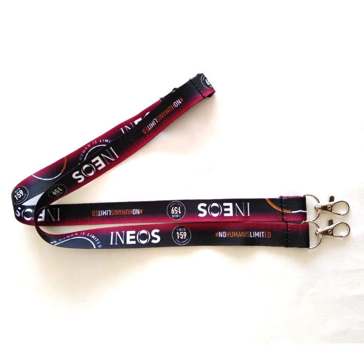 Customized Design Neck Strap Printing Polyester with Logo Card Holder