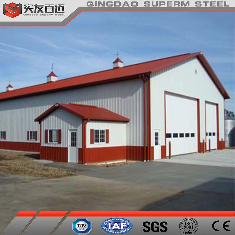 China Manufacturer Low Cost Light Steel Frame Prefab Metal Warehouse Building Prefabricated Workshop Steel Structure Metal Warehouse