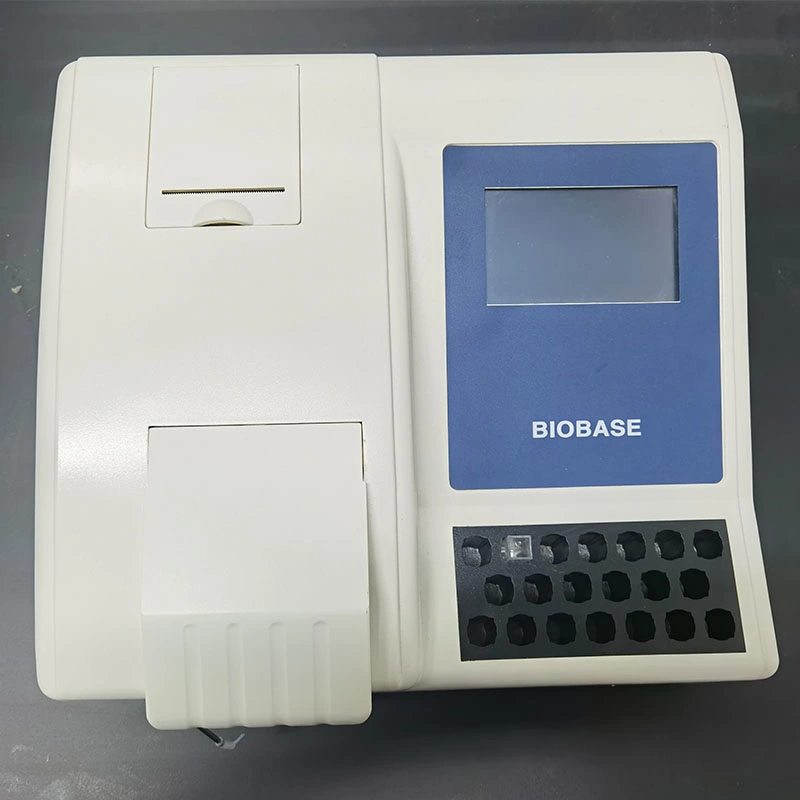 Ecrã táctil Biobase sistema aberto Semi Auto Chemistry Analyzer com 20 posições de incubação