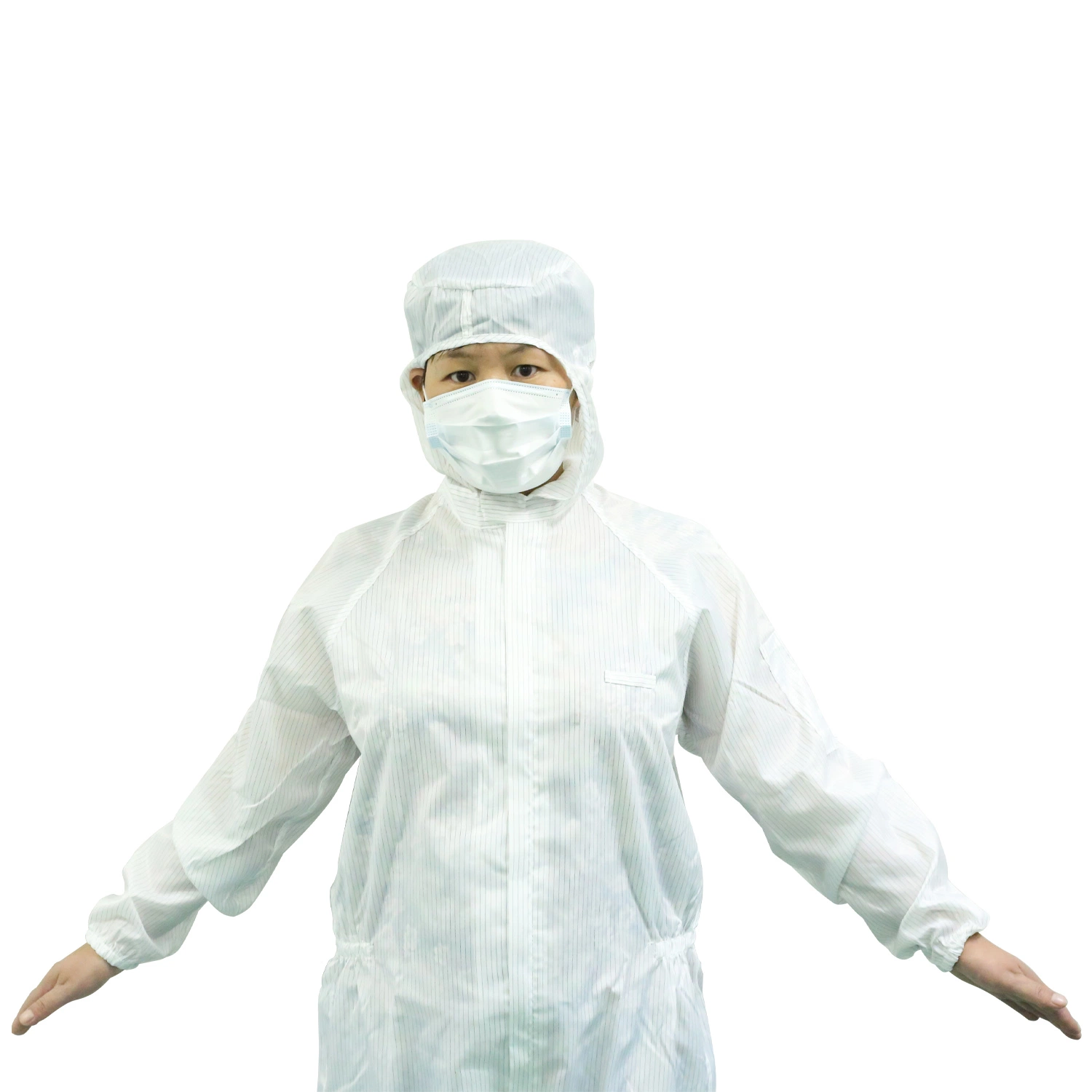 Антистатические костюмы Одежда Одежда Лаборатория одежды Cleanroom Garment