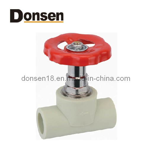 Hot Selling PP-R Straight Stop Valve with Temperature Control