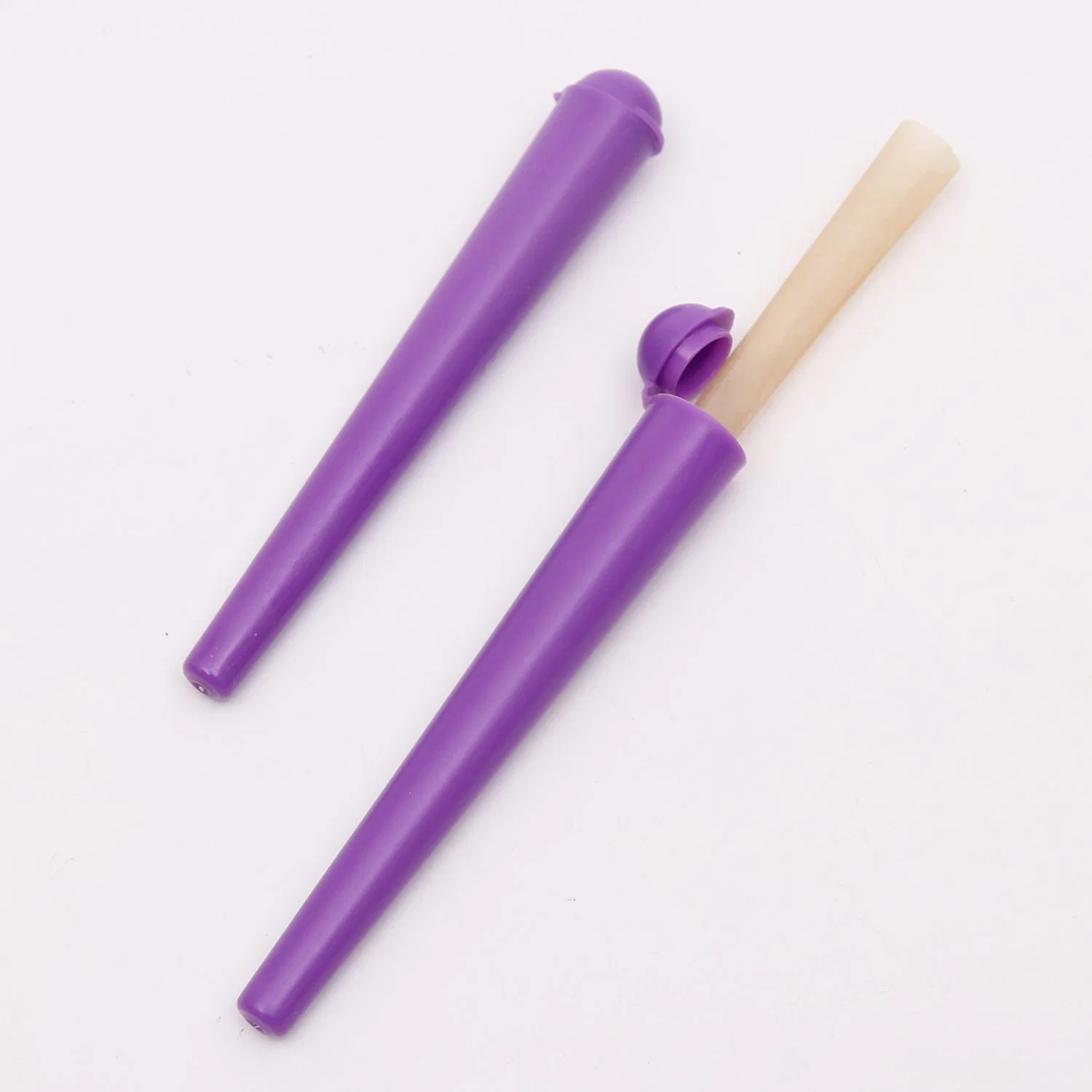 Bros Classic Purple Plastic Pre Rolled Cones Packaging Joint Tube