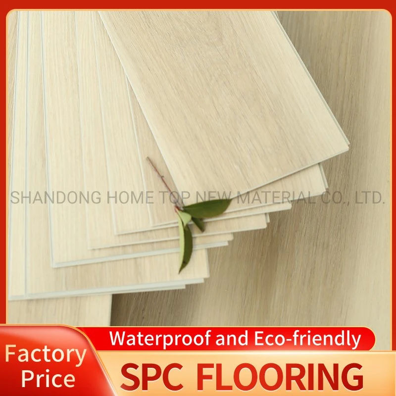 Unilin Cliquez sur planche plastique Spc Flooring 5mm fabricant de planchers de vinyle imperméable de la Chine un style moderne de 4 mm de 5mm de 6mm SPC Flooring