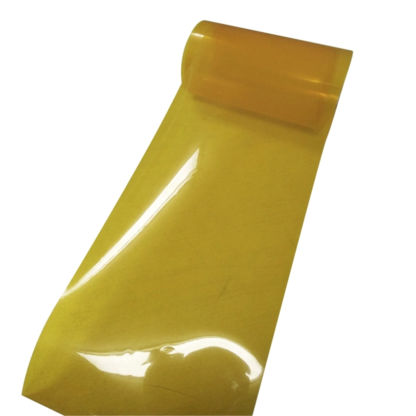 Película de PVC amarillo transparente para el embalaje de productos farmacéuticos