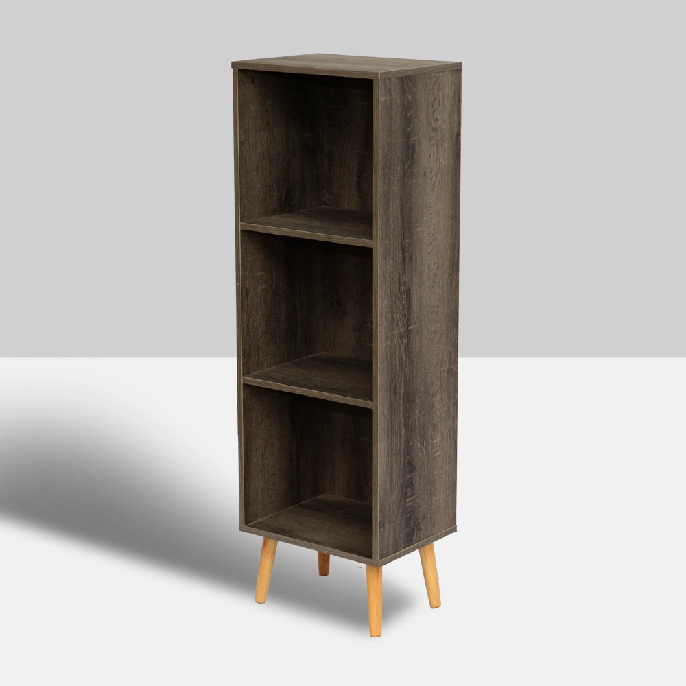 Wide Storage Wood Furniture Bookshelf Rack Book Cabinet