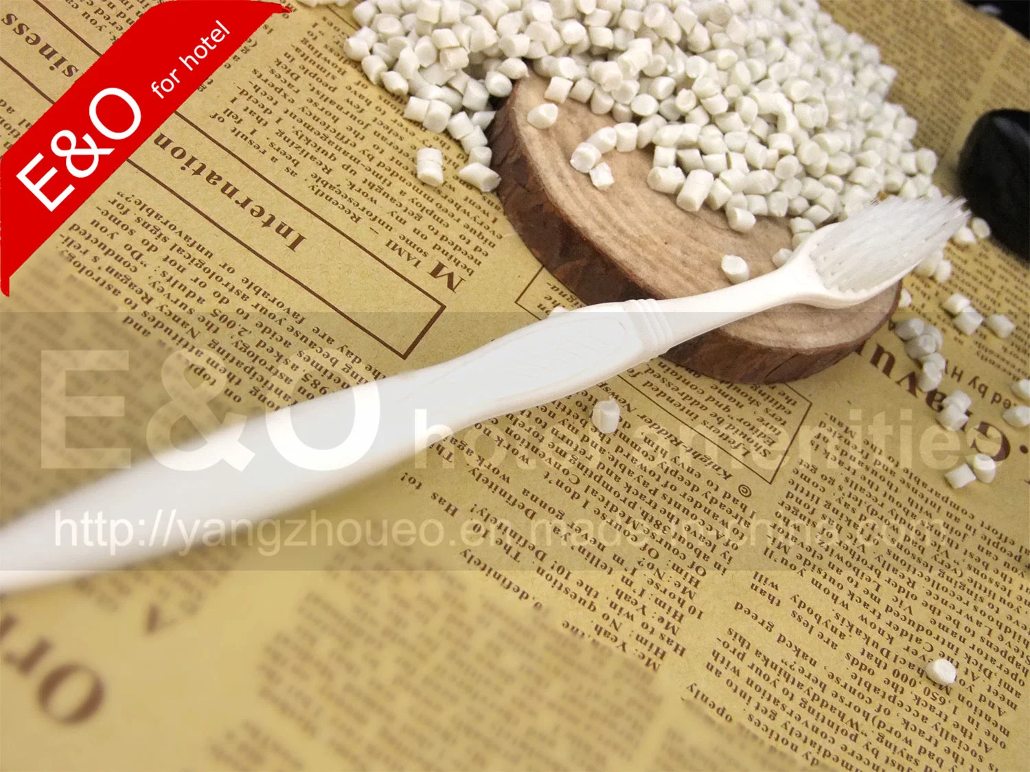 Disposable Material Cornstarch Travel Prepasted Reusable Toothbrush