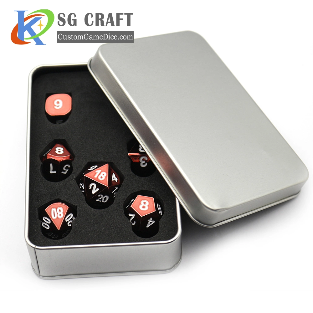 Hot Sales New Arrive One-off Distribution Dice Set Dice Box Dnd Dice Rpg Dice Dungeons and Dragons Dice Game Dice
