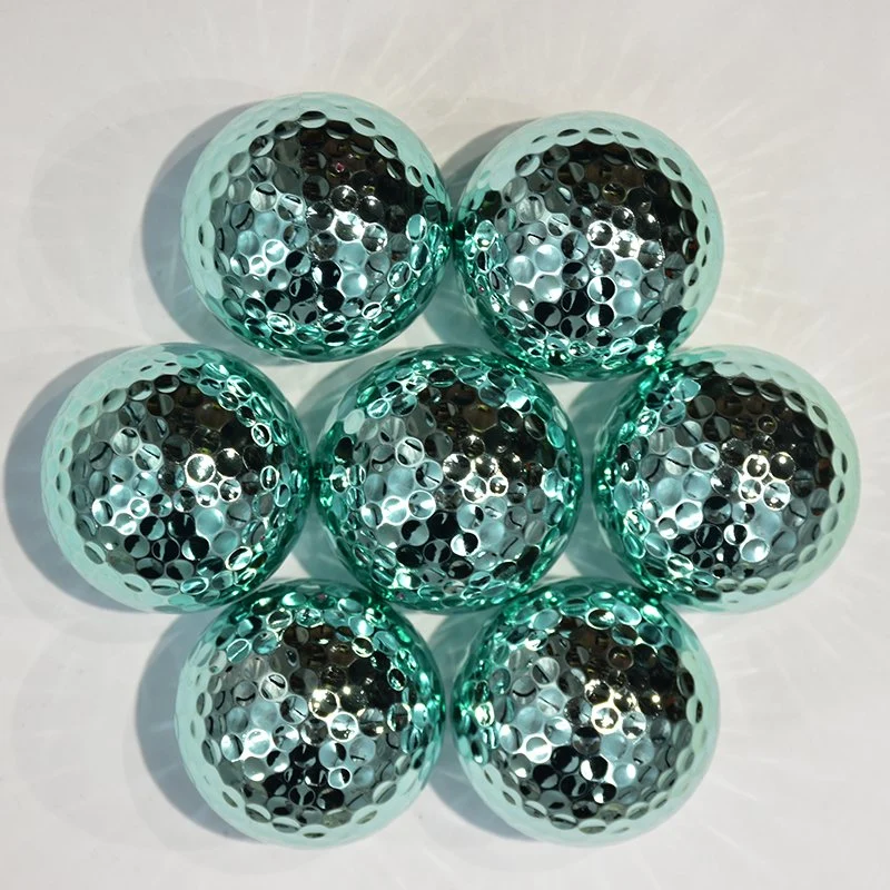 Manufacturer Colorful Plated Golf Ball Present Good Quality Gift Golf Ball