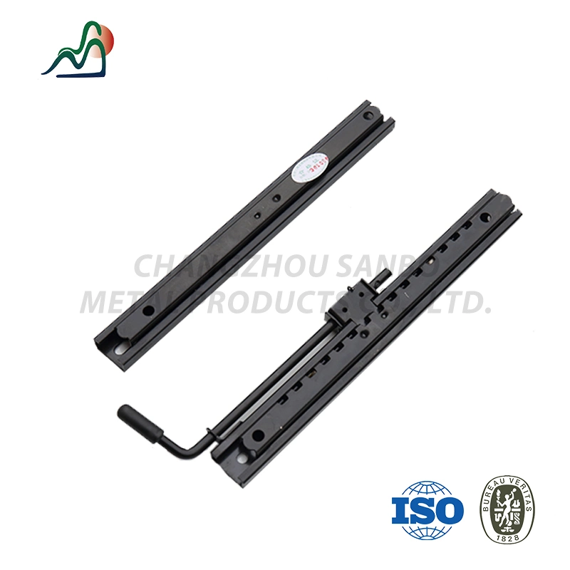 Truck Seat 400mm Car Seat Seat Slider Black-Coated C Type Double Locking Single Locking Structure Slide Rail