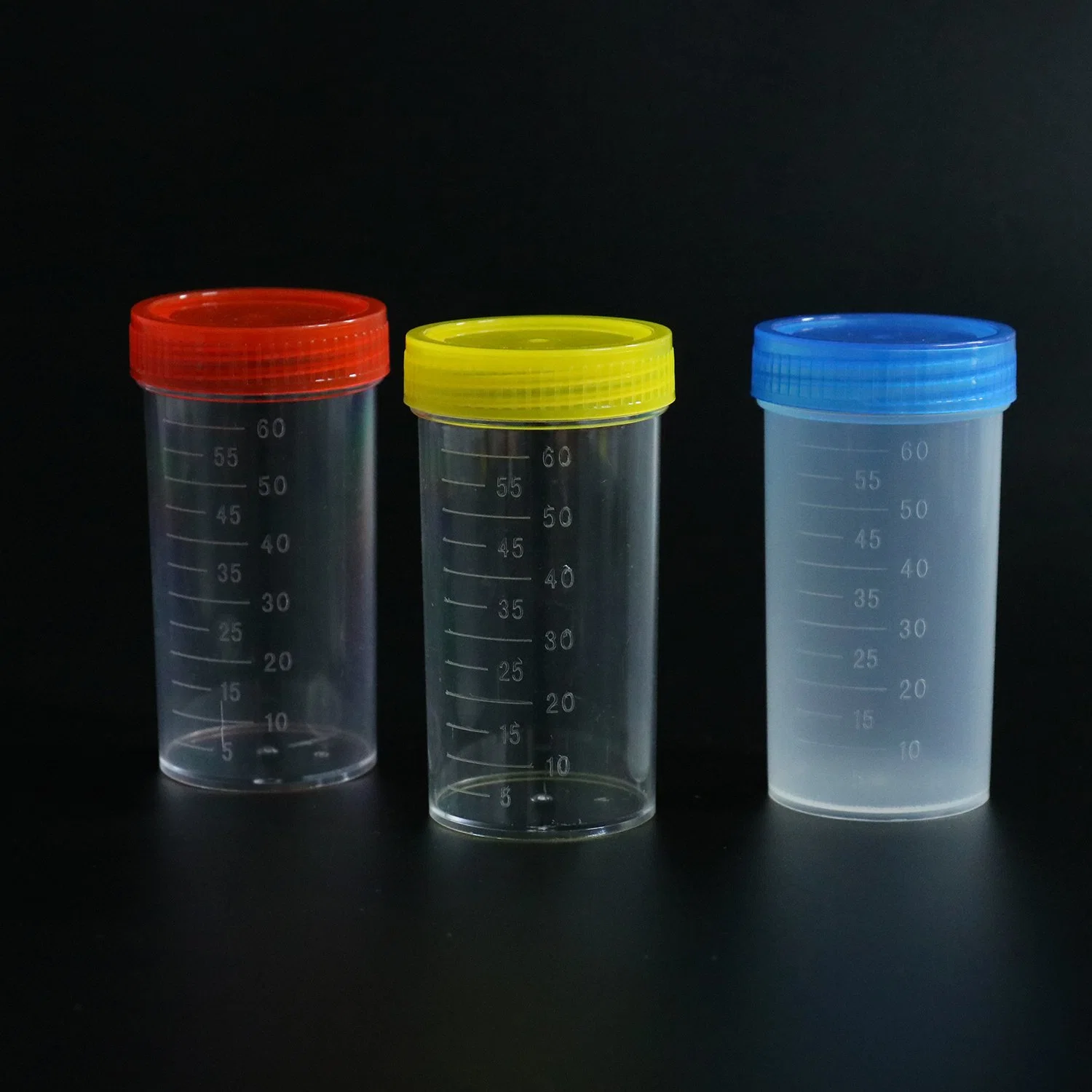 Plastic PP 20ml, 30ml, 40ml, 60ml Urine Specimen Cup Universal Storage Sputum Container