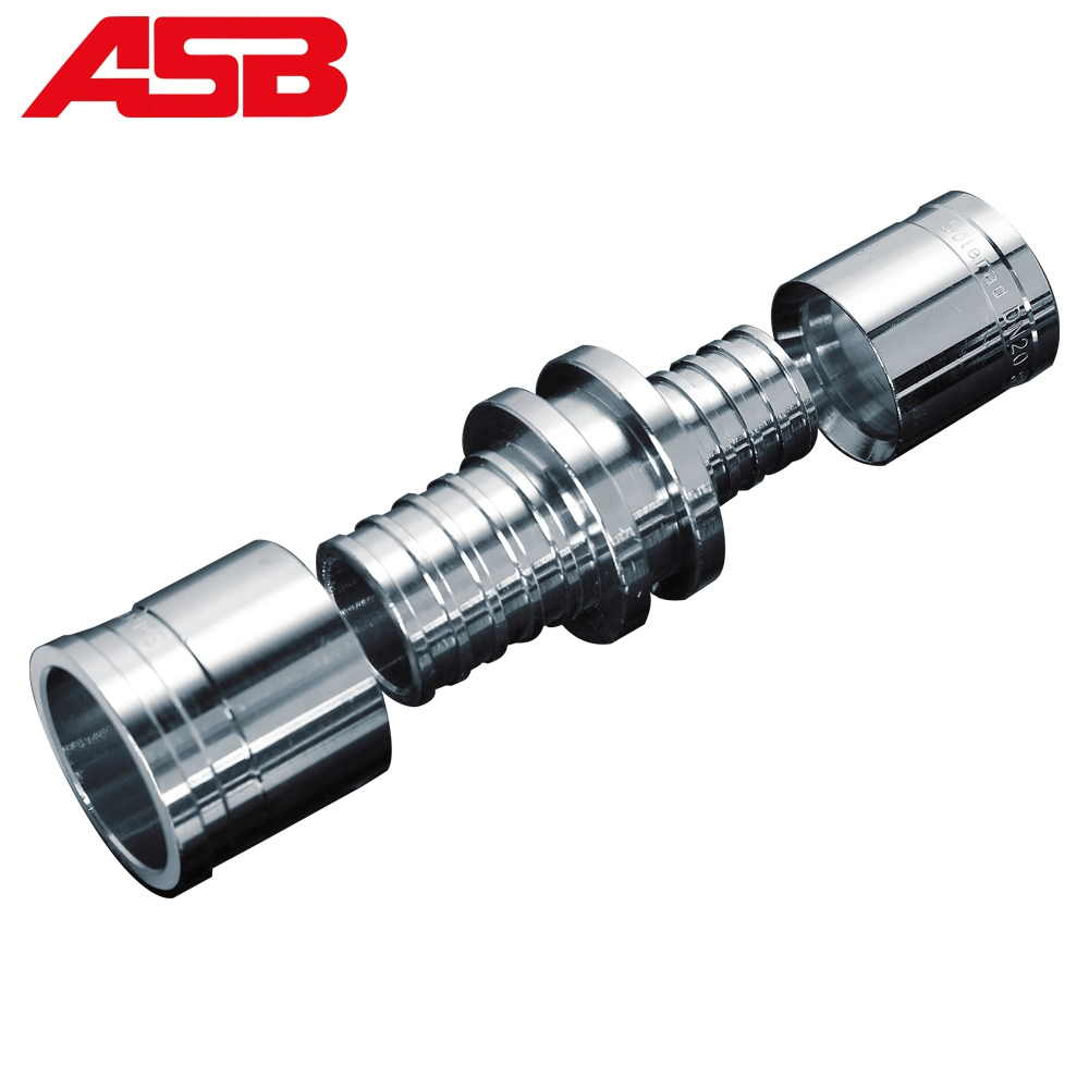 Asb Multilayer Composite Pex Pipes Connected with Brass Press Fittings for Plumbing Supply System