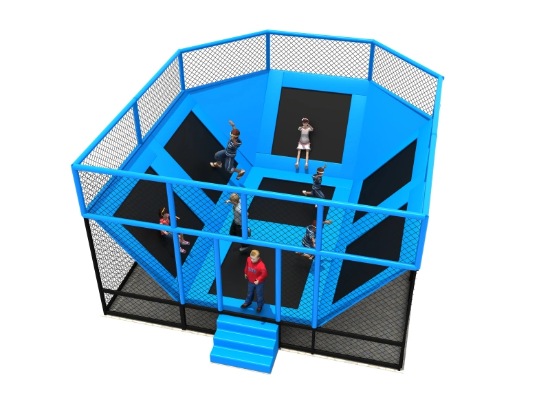 New Design Colorful Trampoline Park, Cheap Outdoor Trampoline for Sale