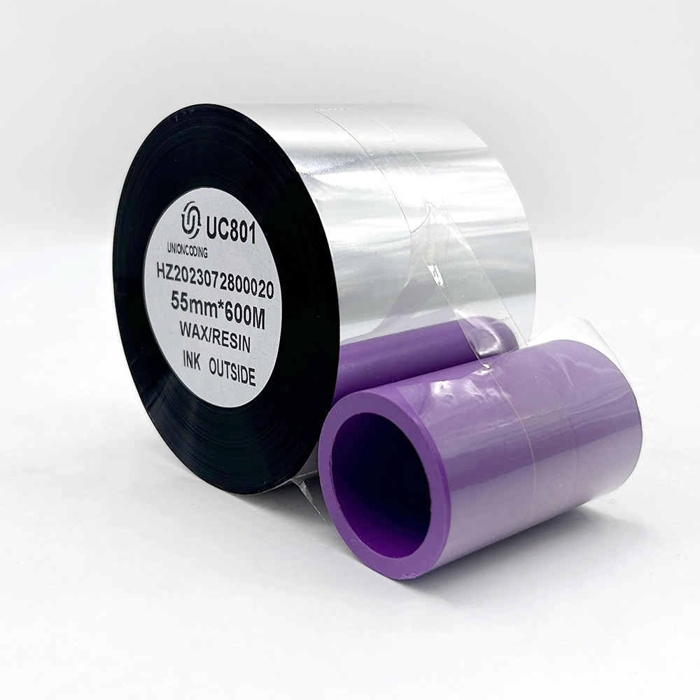 Wax Resin 33/55mm Printing Ribbon Thermal Transfer Ribbon Tto Ribbons