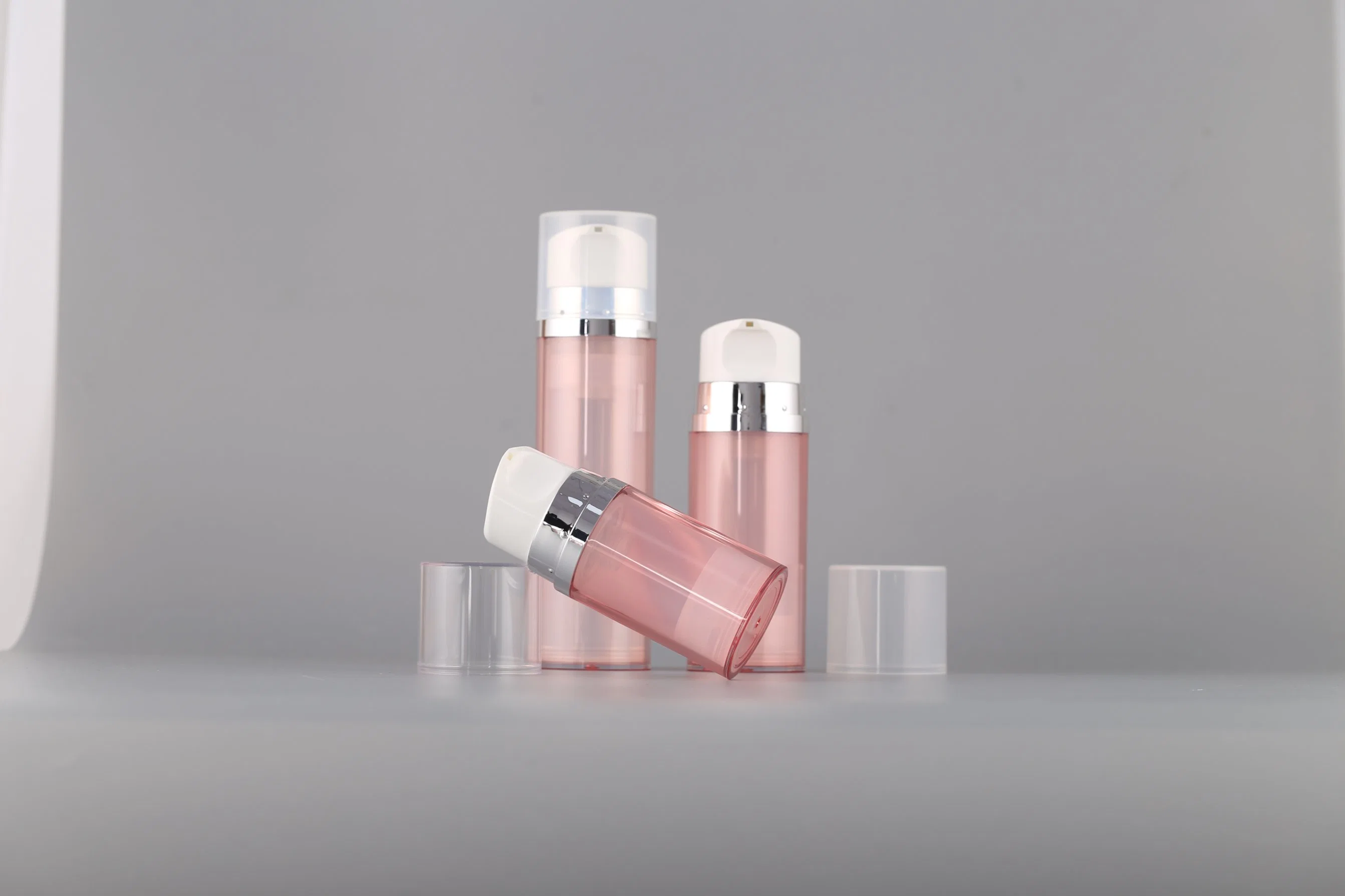 50ml 80ml 120ml Acrylic Switch Airless Pump Bottle and Rotary Jar Cosmetic Packaging for Skincare