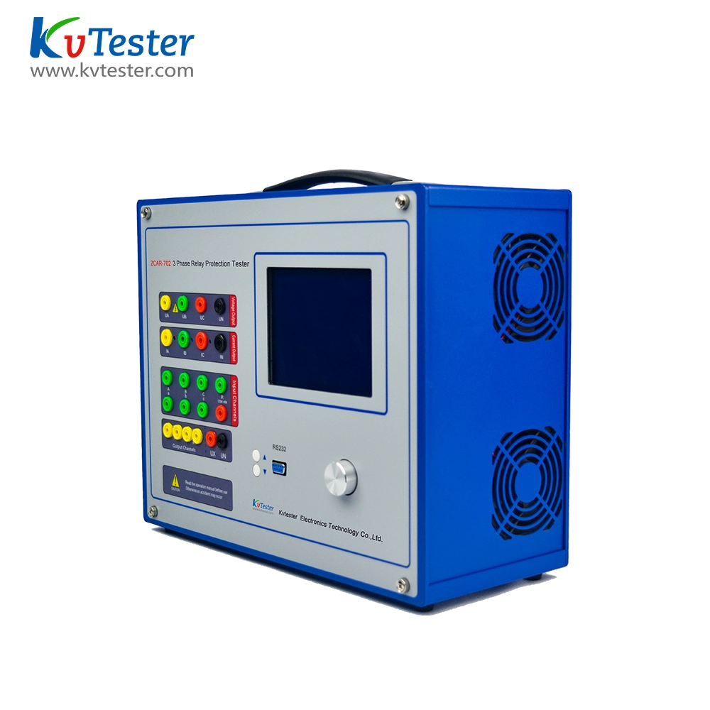 Kvtester Electric Four-Phase Voltage Three-Phase Current Output Relay Protection Tester