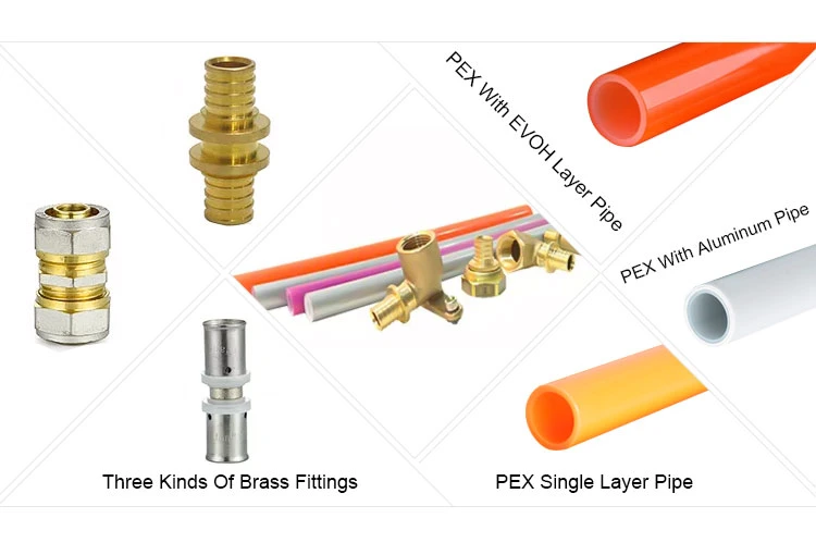 Venta caliente temp resistente barrera al oxígeno Pert EVOH tubo 12mm aislado barrera al oxígeno del agua de tuberías de plástico tubo Pex Pert