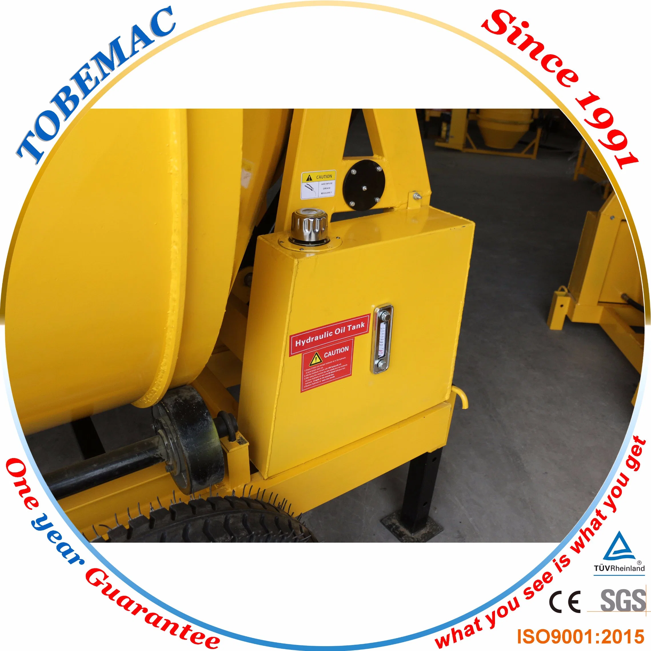 Tobemac Jzc500 com motor diesel da bomba de concreto