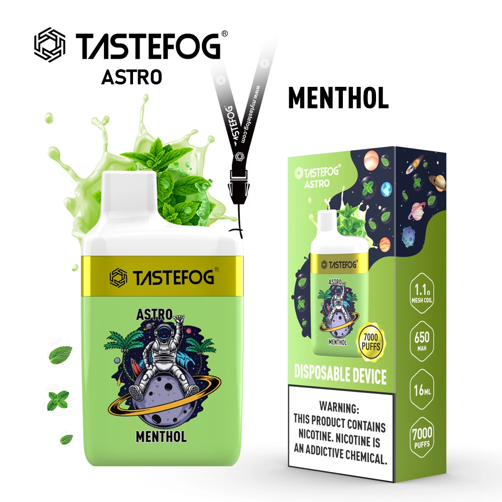 Tastefog Astro 7000puffs OEM/ODM Make Your Own Brand Manufacturer Wholesale USA Hot Selling 7000 Puffs Vape Pen with Best Price