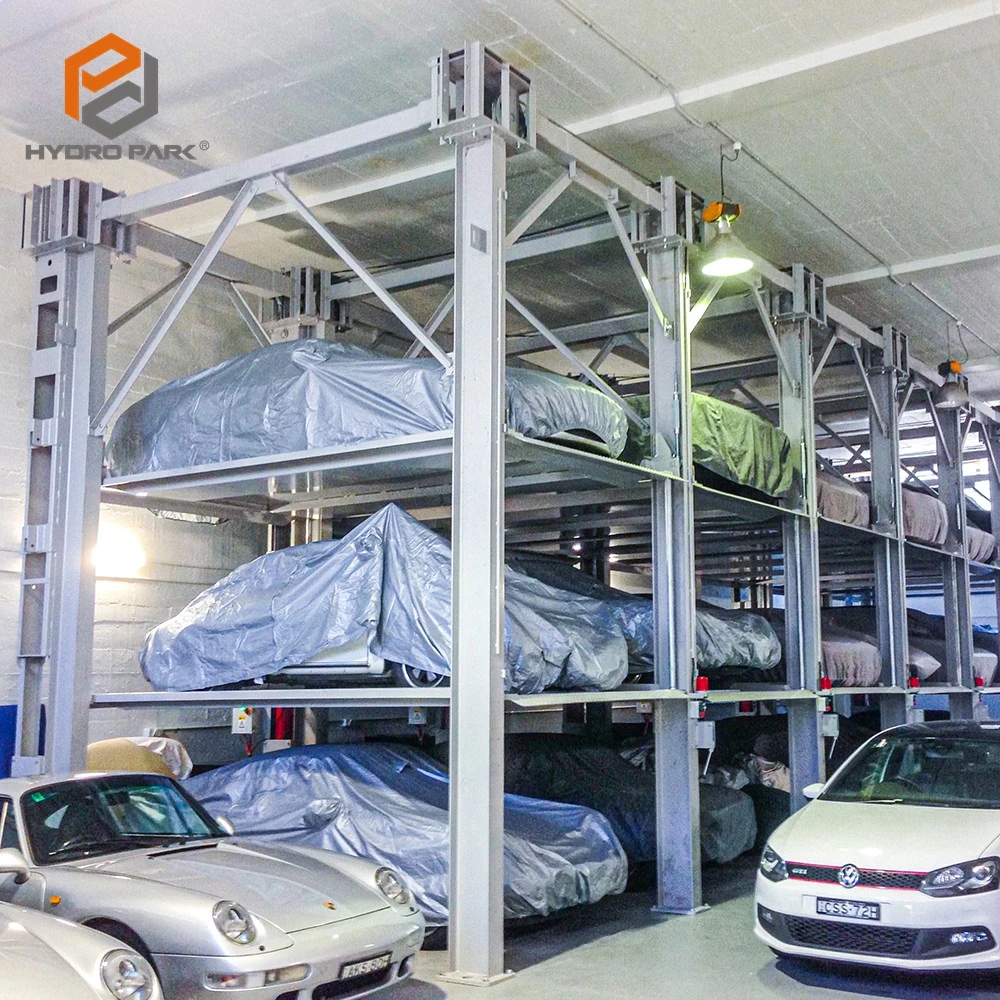 Four Post Car Stacking Parking Storage System for Home Garage