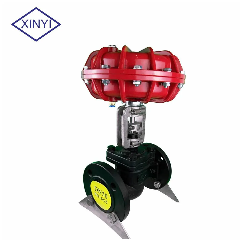 Xinyi Pn16 Xysf50 Thin Film Two-Way Pneumatic Regulating Valve for Dyeing Machine