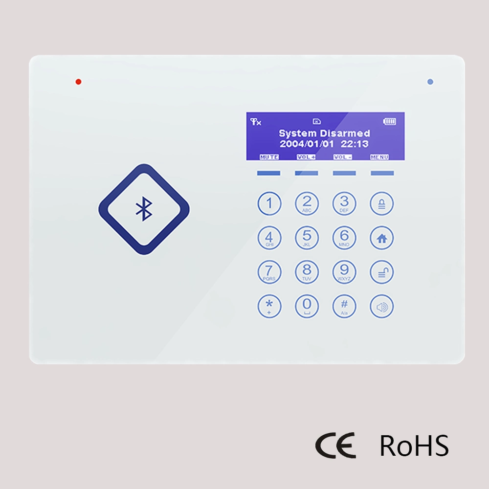 Sistema de alarme GSM LCD com controle RFID (ES-G66B)