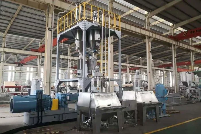 XPE IXPE Cross-Linked Foaming Sheet Extruder Automatic Mixing System of CE