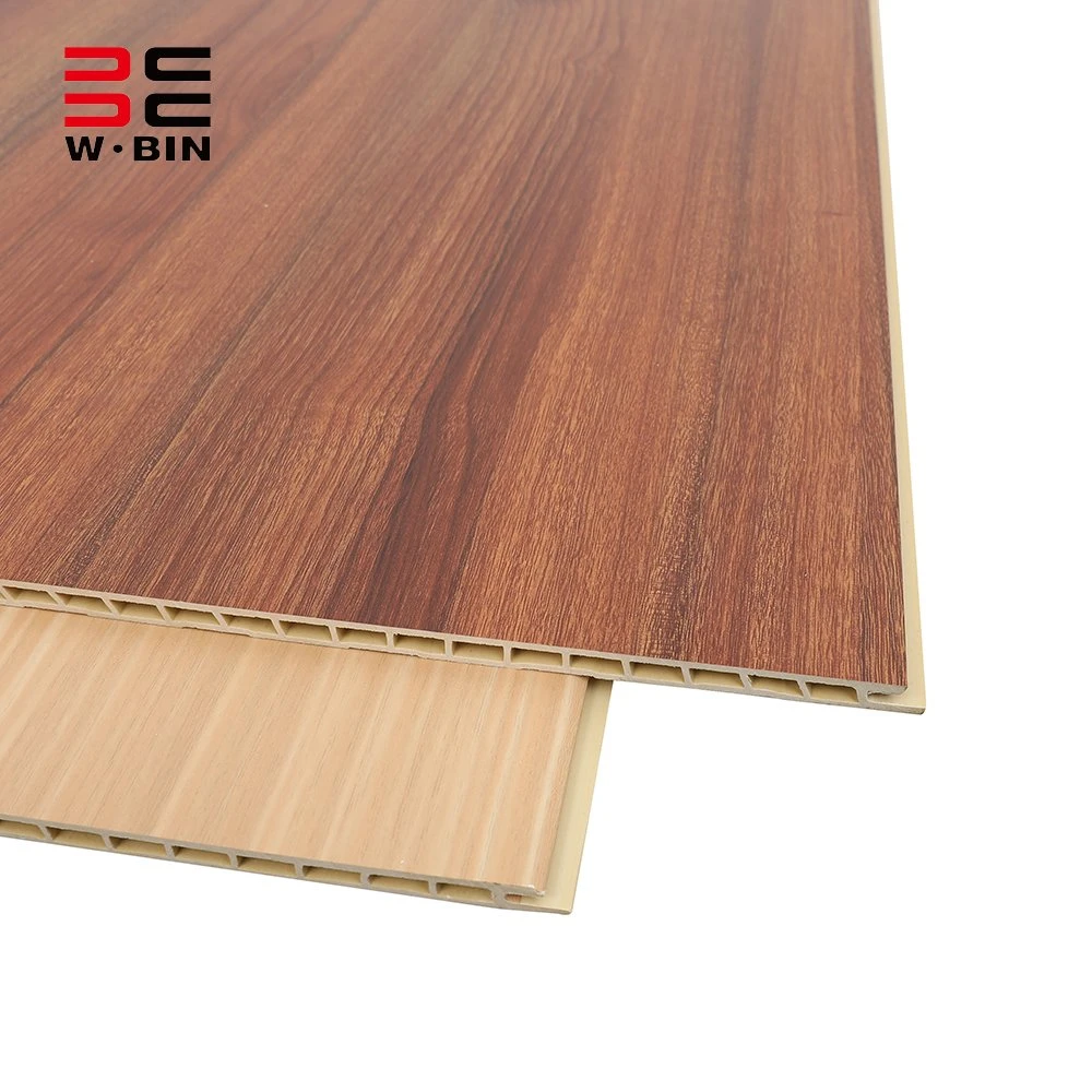 Los fabricantes de PVC Wangbin /WPC material decorativo de interior el panel de pared compuesto