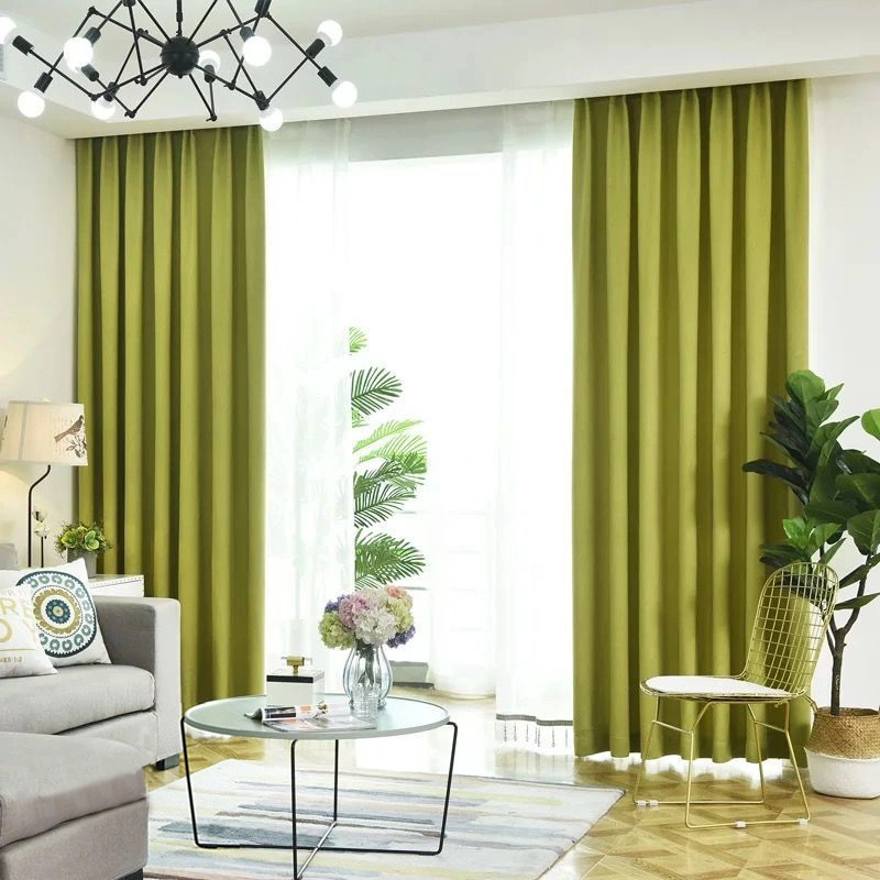 Meteor Linen Curtain Cross-Border High Shading Amazon Cotton Linen Curtain Cloth Modern Nordic Splicing Curtain Wholesale/Supplier