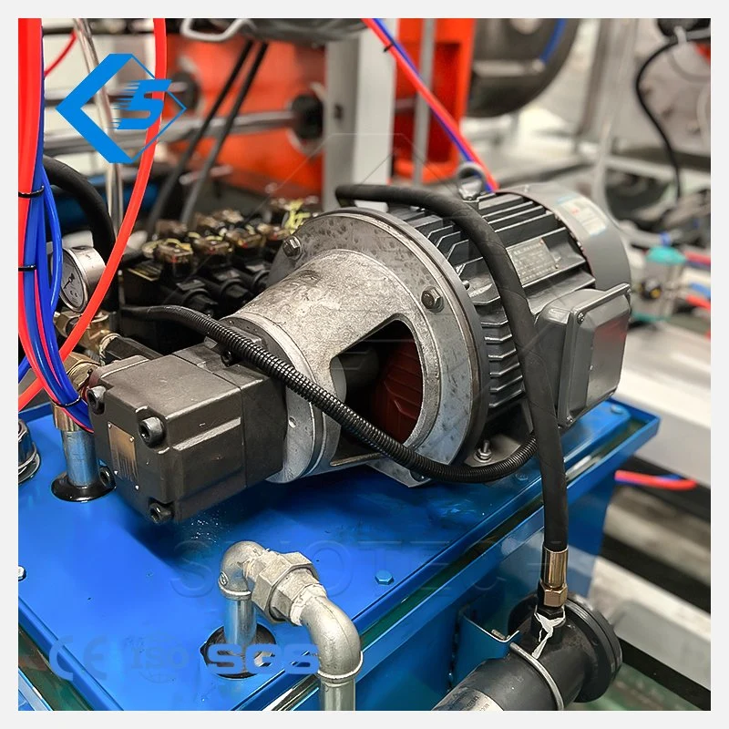 Sino-Tech CE ISO-Zertifizierung U-Form R-Form Rohrexpandiermaschine, Rohrexpander, Rohre Ende Forming Maschinen mit Twin-Line-Zuführsystem