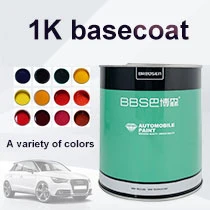 High Application Acrylic Car Paint Wholesale/Supplier Spray Good Coverage Auto Paint Glinter HS 1K Basecoat White G112