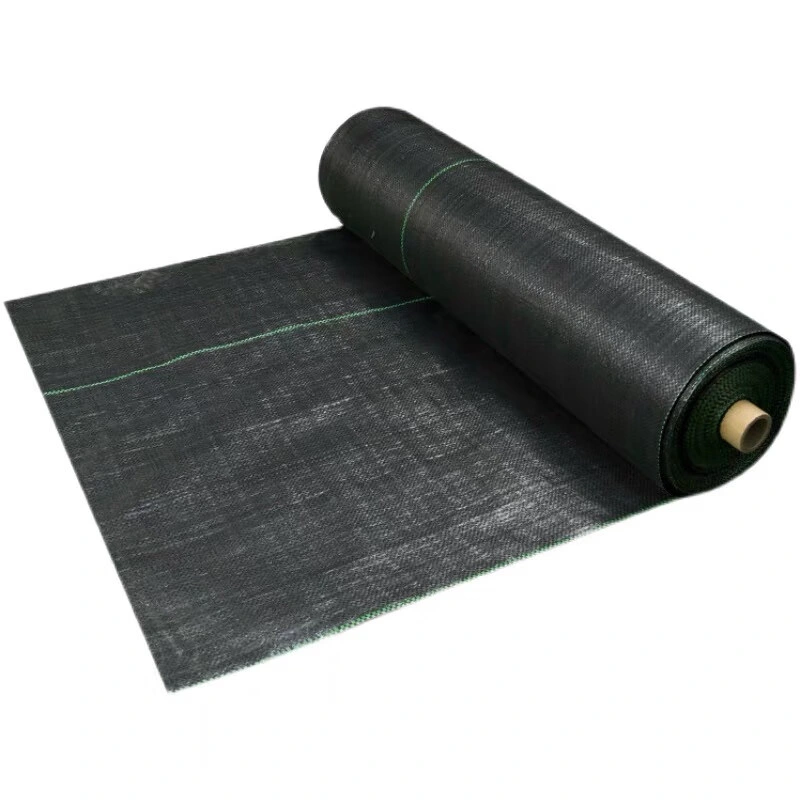 100% PP Agriculture Black Plastic Garden Weed Cloth Weed Barrier Landscape Fabric Heavy Duty, Premium Ground Cover Weed Block Gardening Mat, Easy Setup