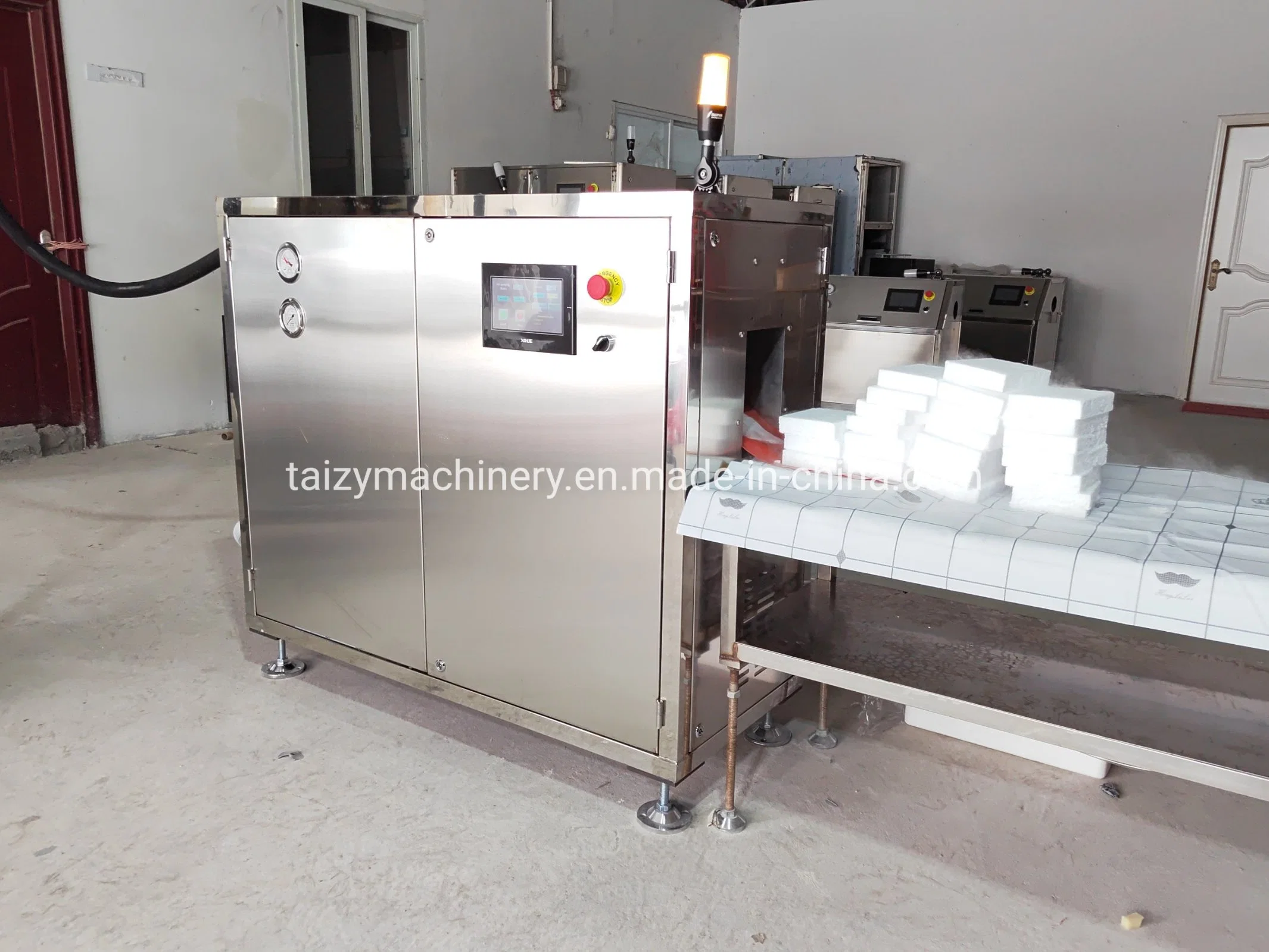 Usine 500 kg/h Cube Dry Ice Maker Machine à blocs de glace sèche à vendre.