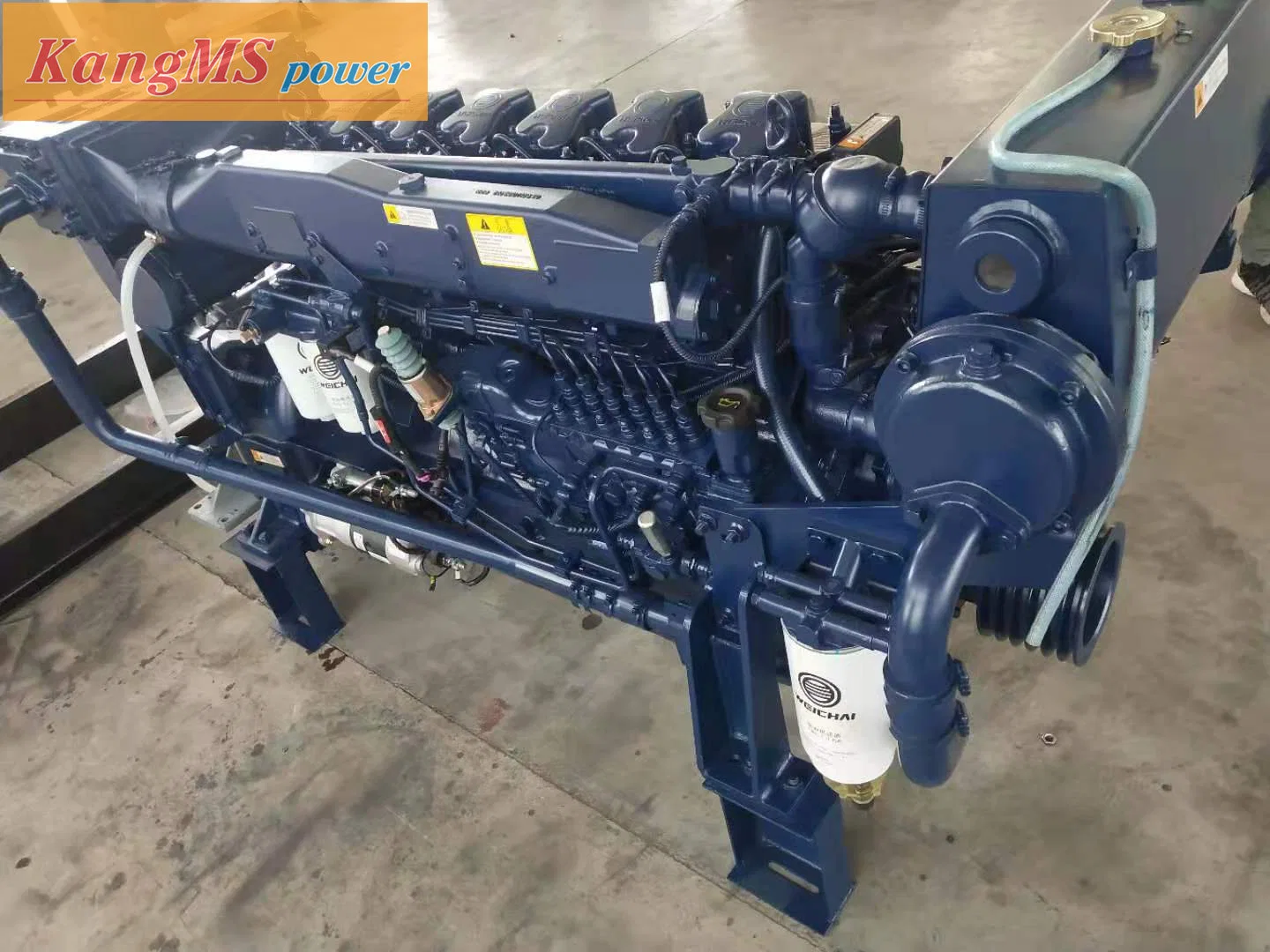 Venta de motores marinos Weichai Supercharged intercambiador de cuatro tiempos de inserción principal motor de chorro directo 200HP 1800rpm con certificado de CCS