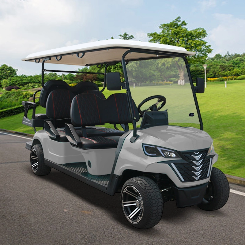 China High quality/High cost performance Golf Car Electric Golf Cart 4+2 Seater Forge G4+2