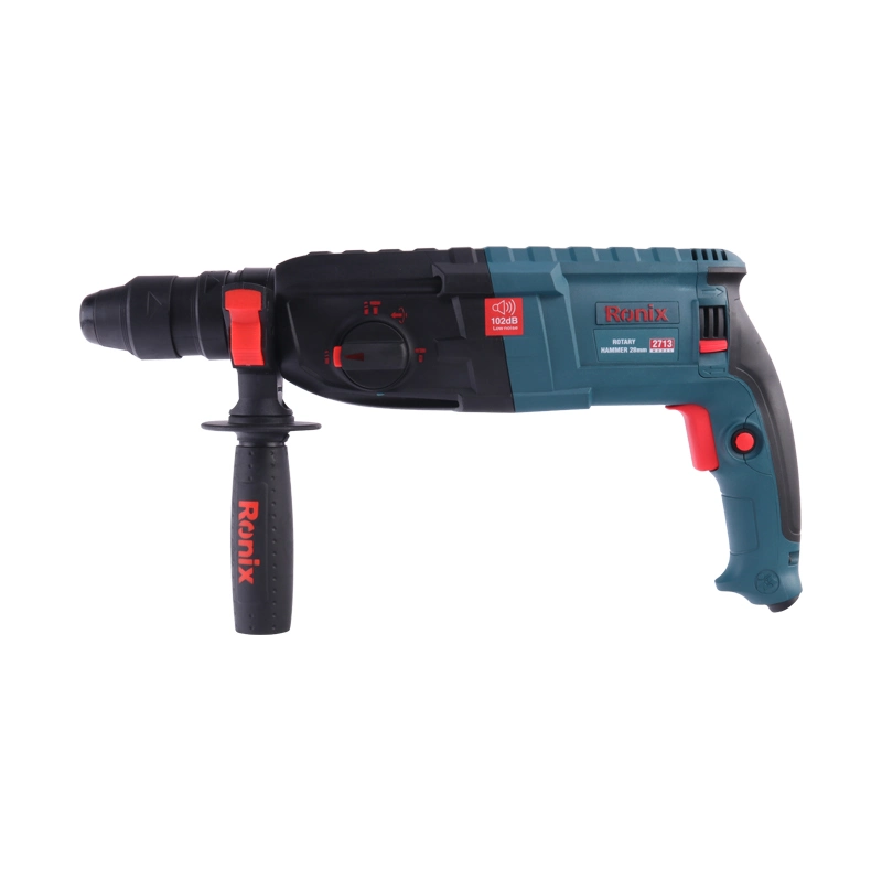 Ronix 2713 Designed with Torque Limiting Clutch Automotive Quality Bearings Over-Voltage Detection Combination Rotary Hammer