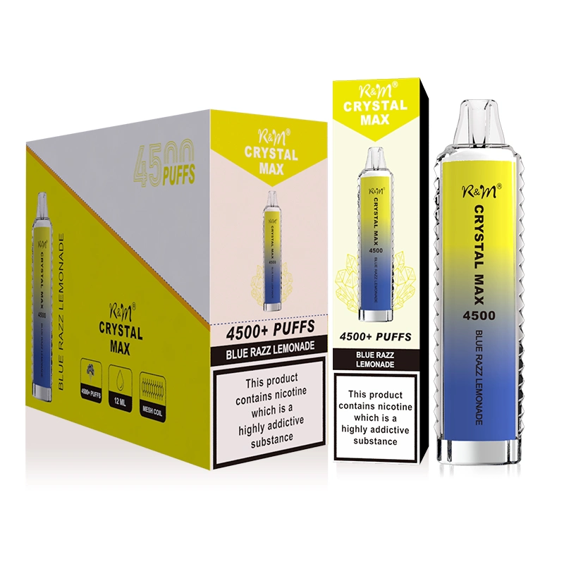 Wholesale/Supplier Randm Tornado 7000 Puffs Rechargeable Mesh Coil Disposable/Chargeable 5000 6000 8000 9000 10000 7K 8K 9K 10K R and M Crystal Max 4500puff Bar Vape Puff