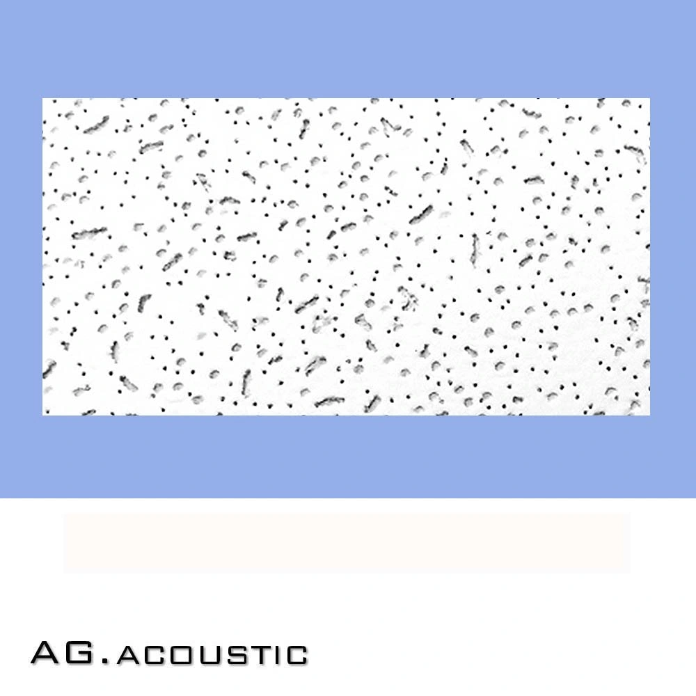 AG. عزل الصوت الفازض في السقف العازل الصوتي لوحة حائط معدنية من الألياف الضوئية