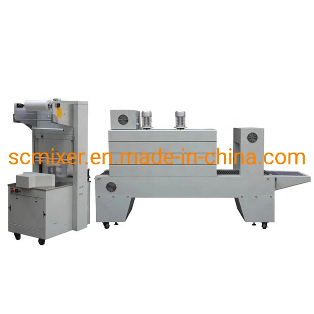 Automatic Small PVC /POF Film Cable Heat Tunnel Shrink Packing Sleeve Label Wrapping Machine for Bottle