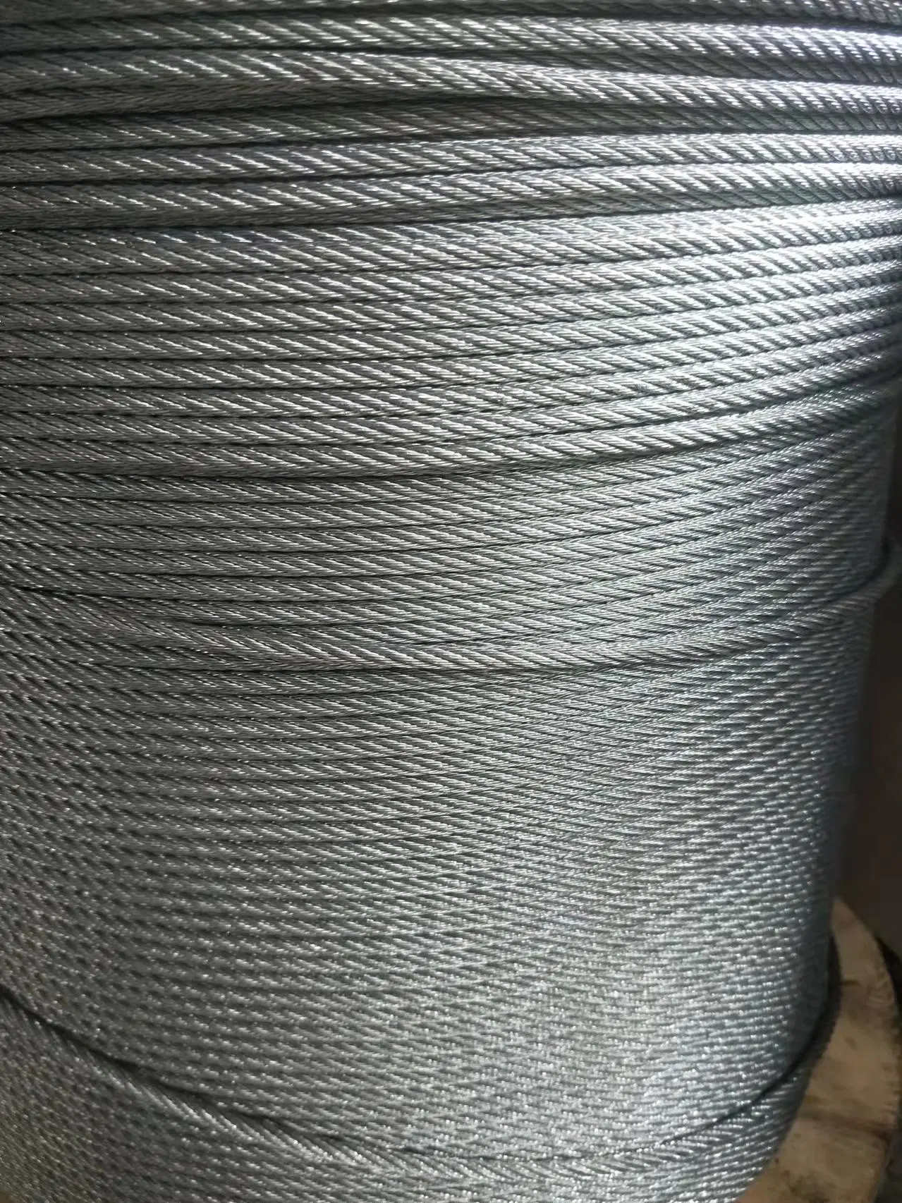 6X7 Steel Wire Rope 1X19 Core PP Core Iwrc Core Fiber Core 4.8mm 6X7 Wire Rope